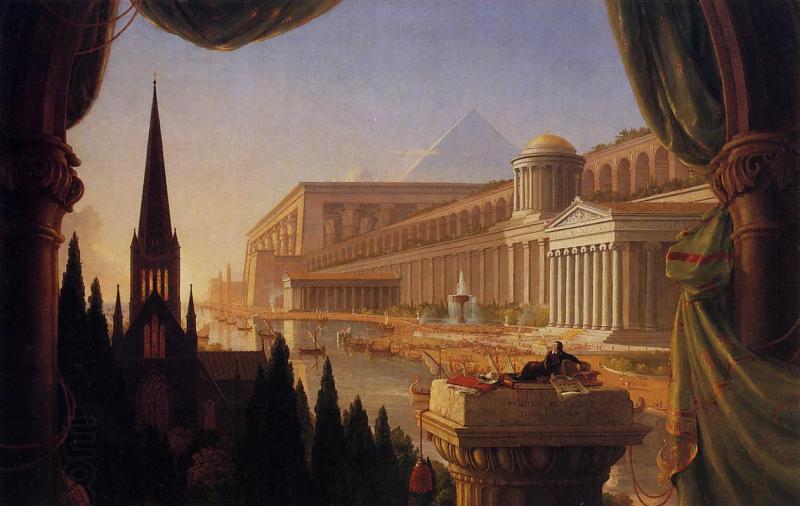 Thomas Cole Architect s Dream oil painting picture
